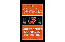 Baltimore Orioles World Series Champions Flag 3ft x 5ft Polyester MLB Banner Flying Size No